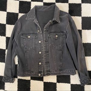 John Galt Black Denim Jacket